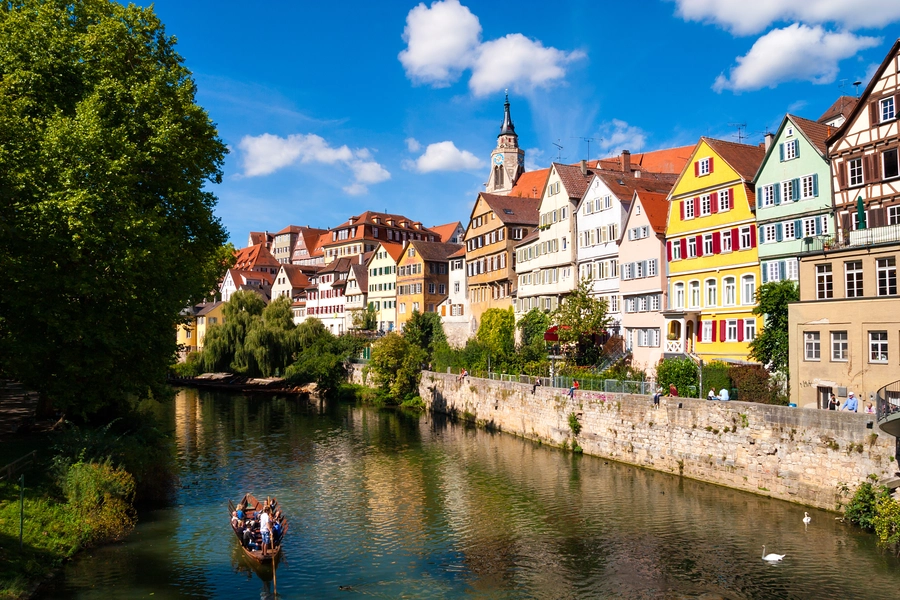 Neckarfront in Tübingen