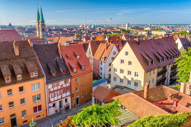 Nürnberg Blick auf Altstadt