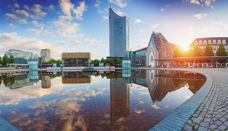 Leipzig Skyline