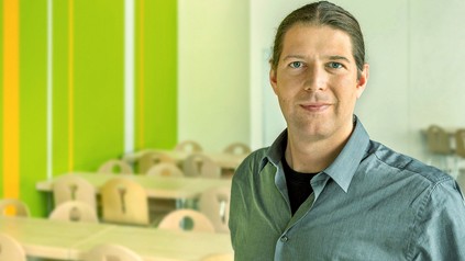 Michael Noghero, Pressesprecher des Studierendenwerks Augsburg.