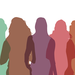 Silhouetten von verschiedenen Personen in verschiedenen Farben.
