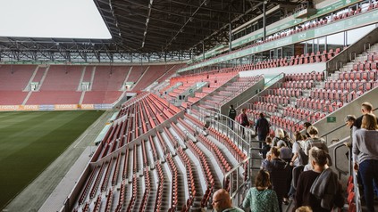 Das Augsburger Fußballstadion, die WWK-Arena, nimmt bei den Augsburg Open teil.