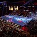 Handballspiel in der Lanxess arena mit Publikum