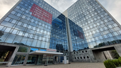 Firmengebäude von MAN Energery Solutions in Augsburg.