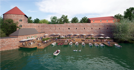 Modell der Kahnfahrt in Zukunft.