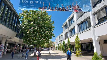 Campus der Universität Augsburg.