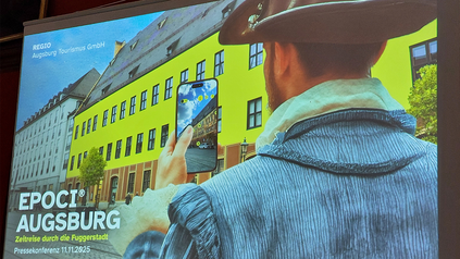 Pressekonferenz zum Release der Epoci App Ausgburg.