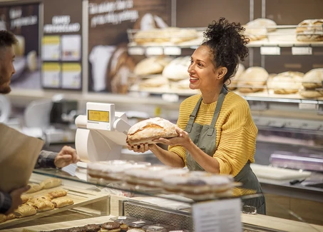 Bäckereiverkäuferin