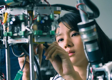 Werkstudentin in der Technikbranche