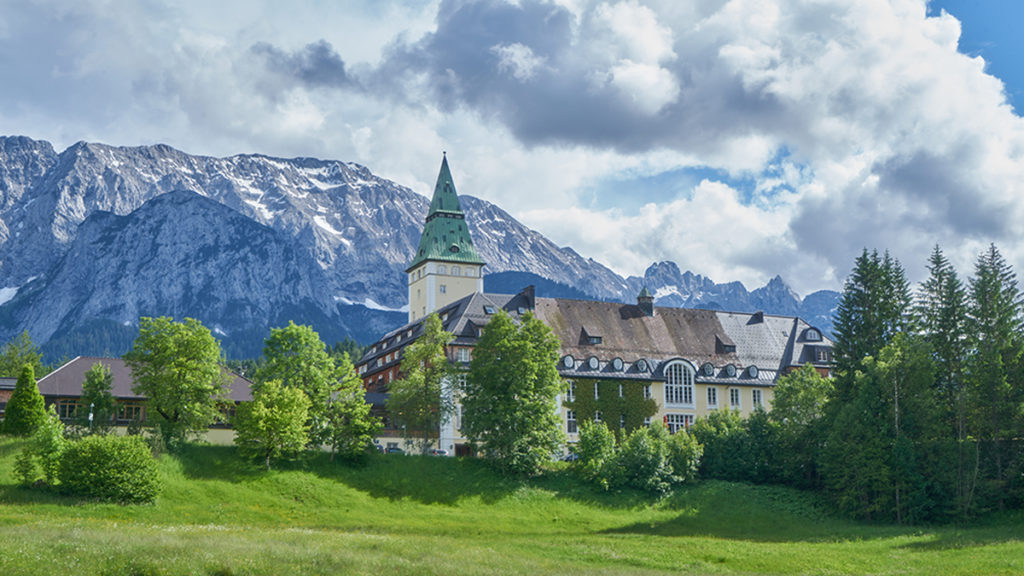 Schloss Elmau in Bayern G-7-Gipfel.