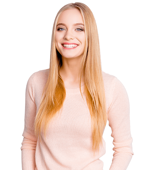 Lächelnde Studentin